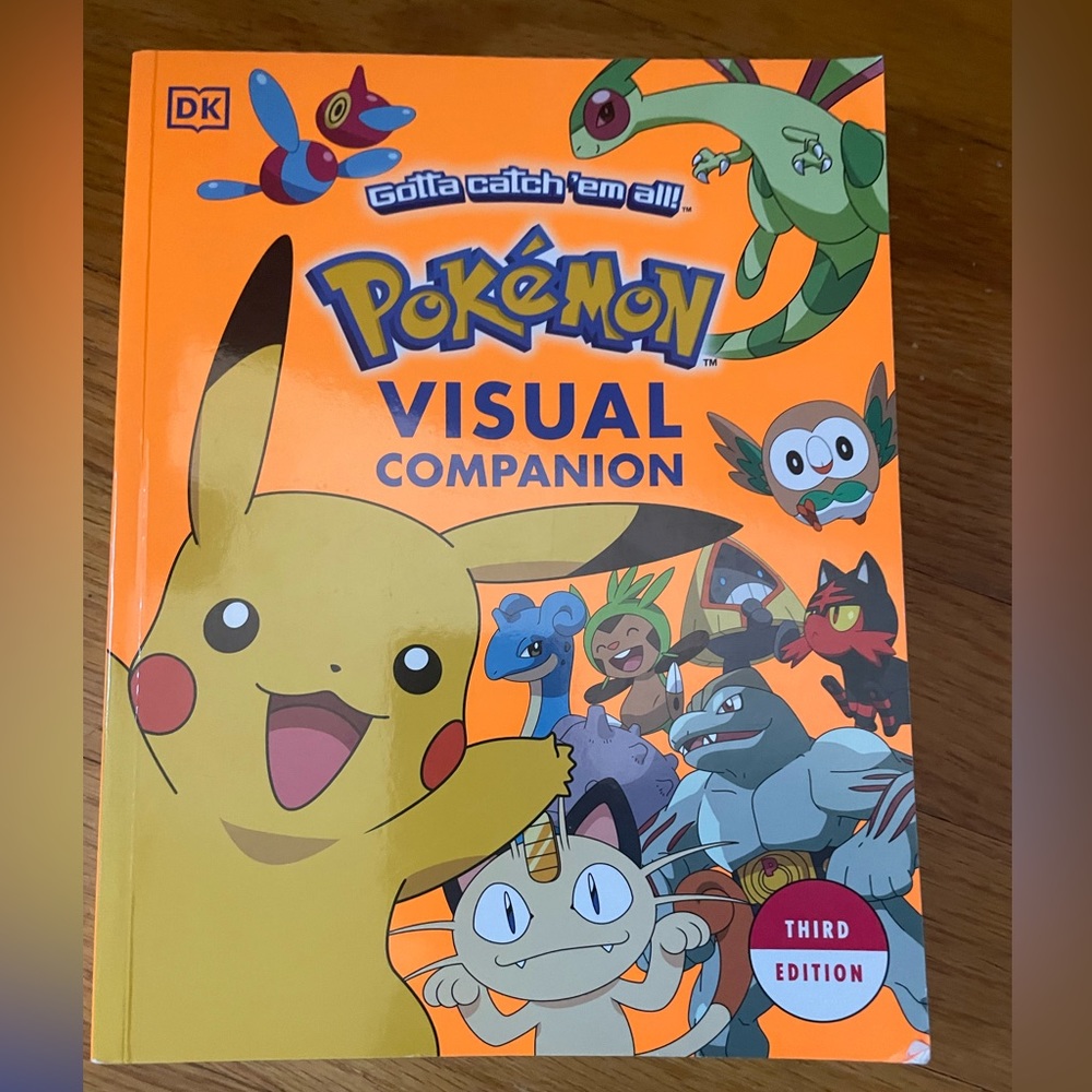 Third edition “Pokémon Visual Companion” Book- New Never used mint condition